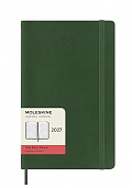 Kalendarz Moleskine 2027 12M rozmiar L (duży 13x21 cm) Dzienny Zielony Mirt Twarda oprawa (Moleskine Daily Notebook Diary/Planner 2027 Large Myrtle Green Hard Cover) - 8056999279998